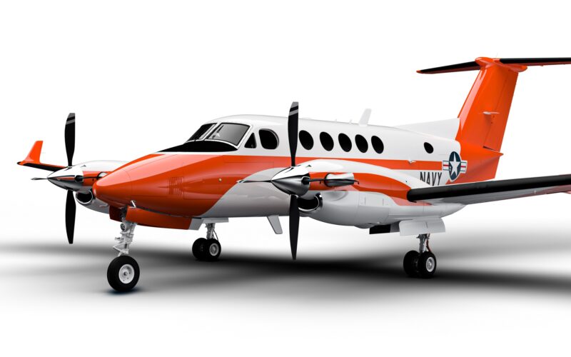 Beechcraft King Air 260 commercial aircraft will be used by the US Navy for training