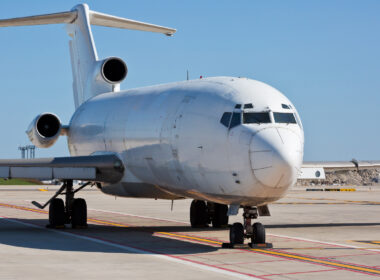 Boeing 727-200 Aircraft on the tarmac