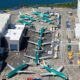 Boeing 737 MAX at the assembly line in Renton