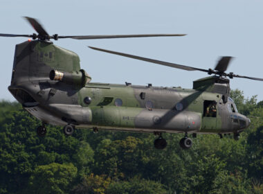 Boeing CH-47F Chinook transport helicopter