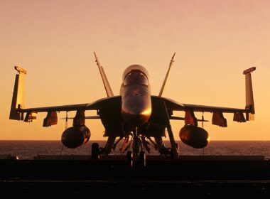 Boeing FA-18E fighter jet