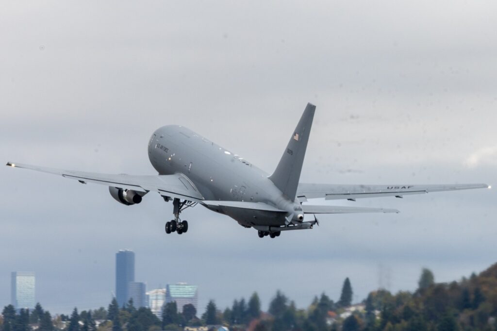 Boeing KC-46A Pegasus tanker operated by the USAF