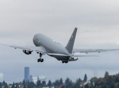 Boeing KC-46A Pegasus tanker operated by the USAF