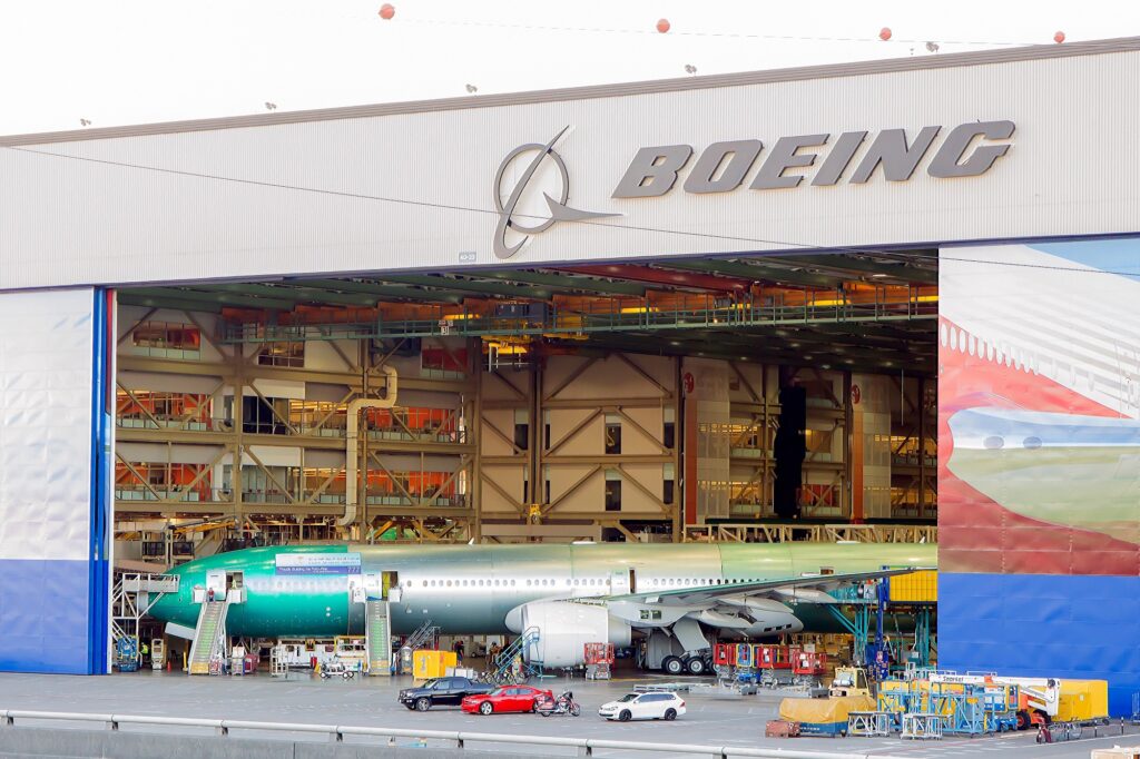 Boeing factory Everett Washington