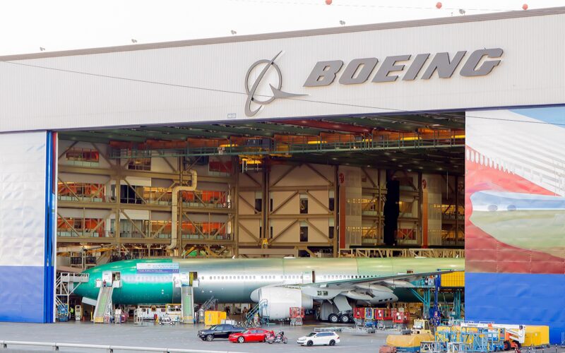 Boeing factory Everett Washington