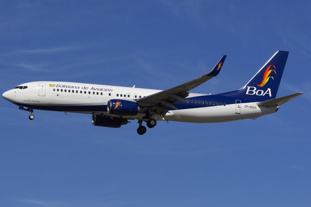 Boliviana de Aviación Boeing 737 800