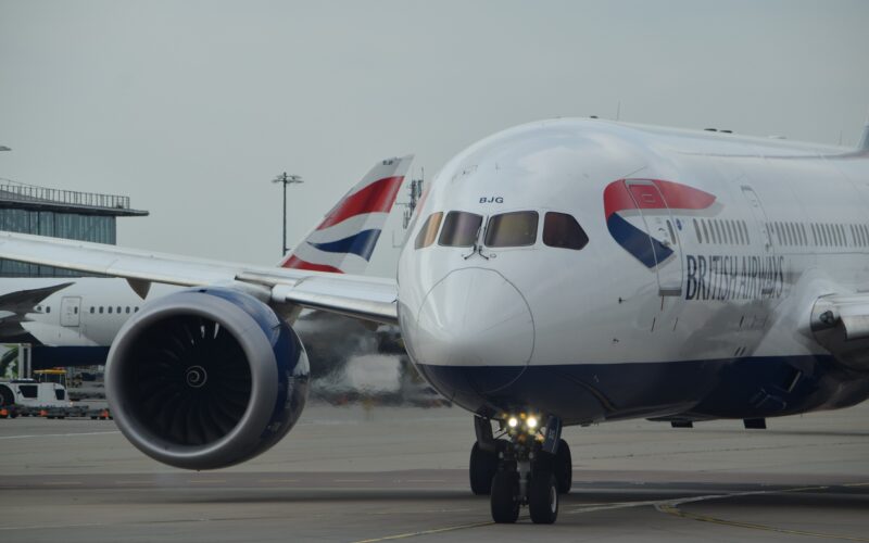 A corgis butt was spotted on a British Airways business class between Miami and London