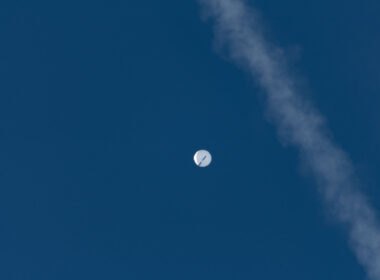 Chinese spy balloon over South Carolina