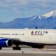 A Delta Air Lines Boeing 767 which was severely damaged by hail returned to the US more than two weeks later after the incident