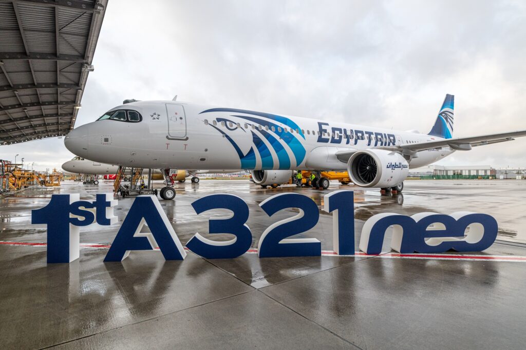 EGYPTAIR became the first African airline to operate the Airbus A321neo