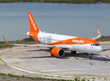 Corfu,,Greece,-,September,19,,2020:,Easyjet,Airbus,A320neo,Airplane