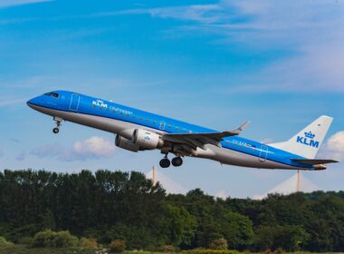 Edinburgh,,Scotland,-,Jun,01,,2022:,Departing,Klm,Royal,Dutch