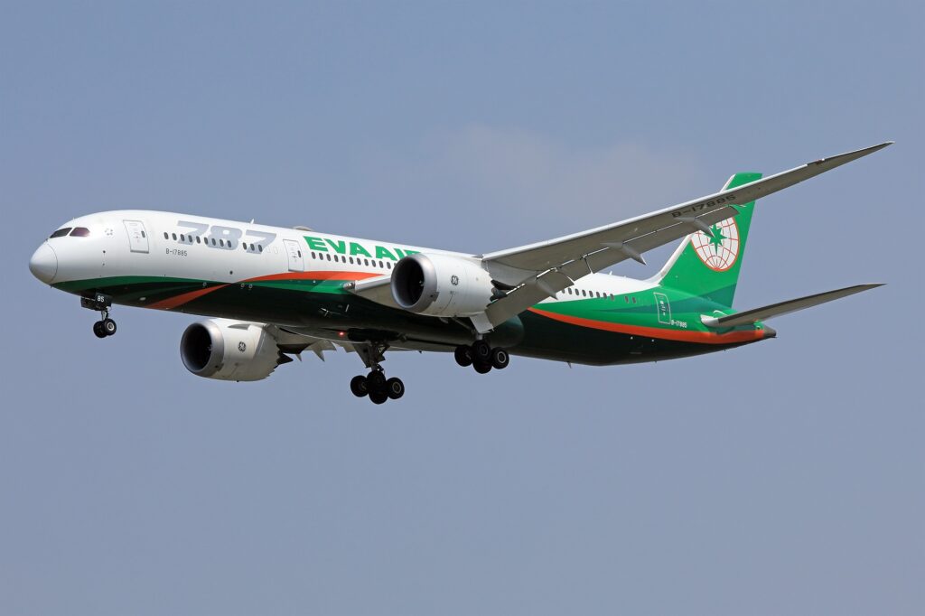 EVA Air has purchased five Boeing 787 9s