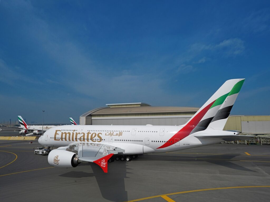 Emirates unveiled the third evolution of its livery