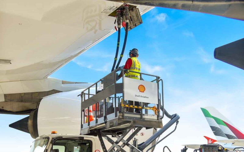 Emirates Shell Aviations SAF fueling