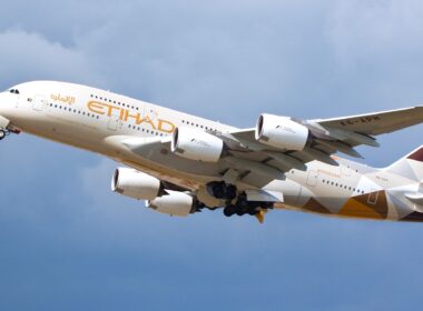 Etihad Airways A380 aircraft