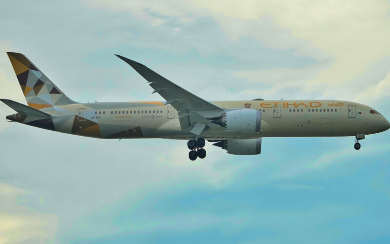 Etihad dreamliner