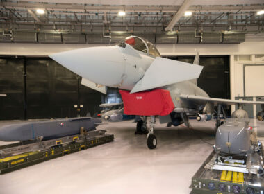 Eurofighter Typhoon with Storm Shadow cruise missiles