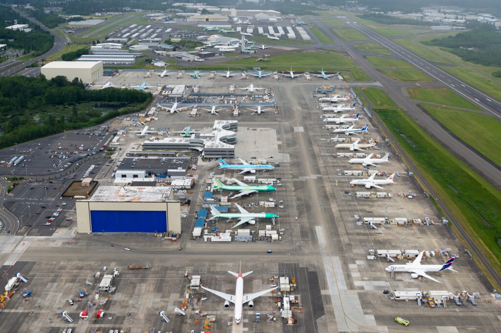 Everett Washington Boeing factory