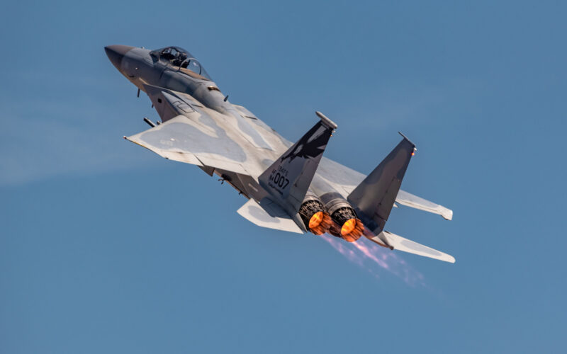 F 15 Eagle Fighter Aircraft at California Capital Airshow