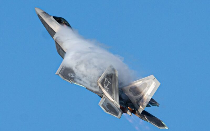 F22 Raptor in flight