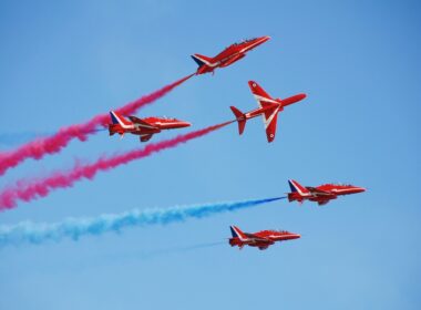 Hastings,,England,-,July,22:,Raf,Aerobatics,Display,Team,The