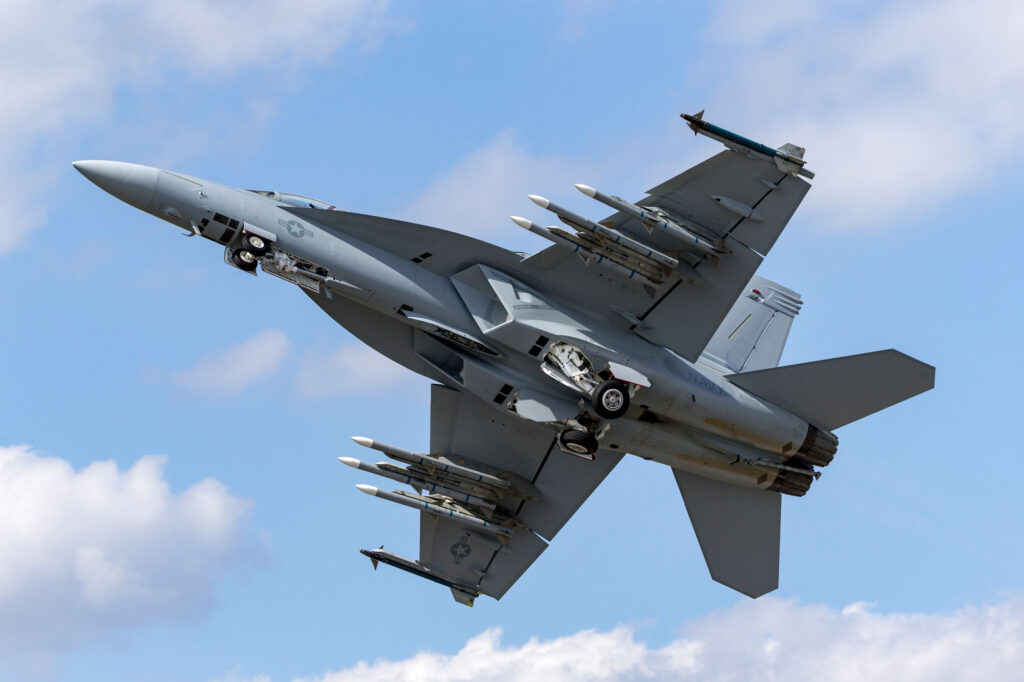 United States Navy Boeing FA 18F Super Hornet multirole fighter aircraft