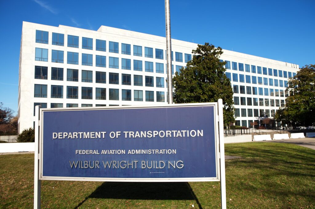 FAA Federal Aviation Administration building in Washington