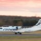 Finnair ATR at Tartu Airport, Estonia