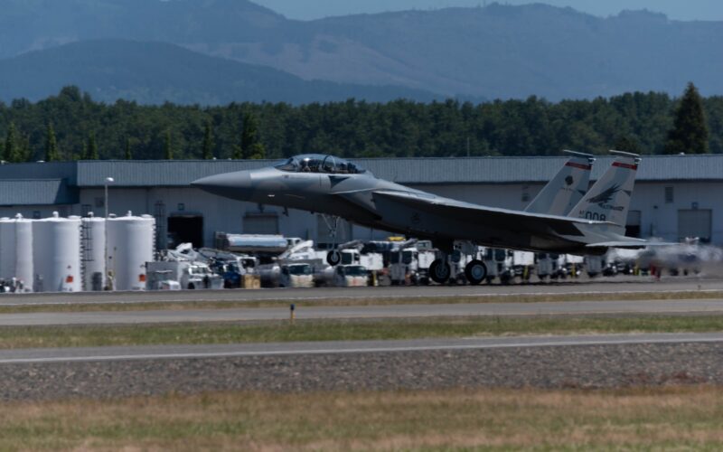 First operational F-15EX Eagle II lands in Oregon