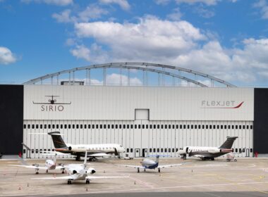 Flexjet Sirio hangar Milan