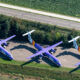 Flybe De Havilland Canada Dash 8 aircraft parked in Maastricht