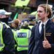 Former pilot Todd Smith at Extinction Rebellion protest