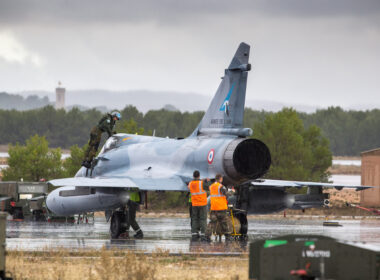 Mirage 2000-5F in Spain during NATO exercise