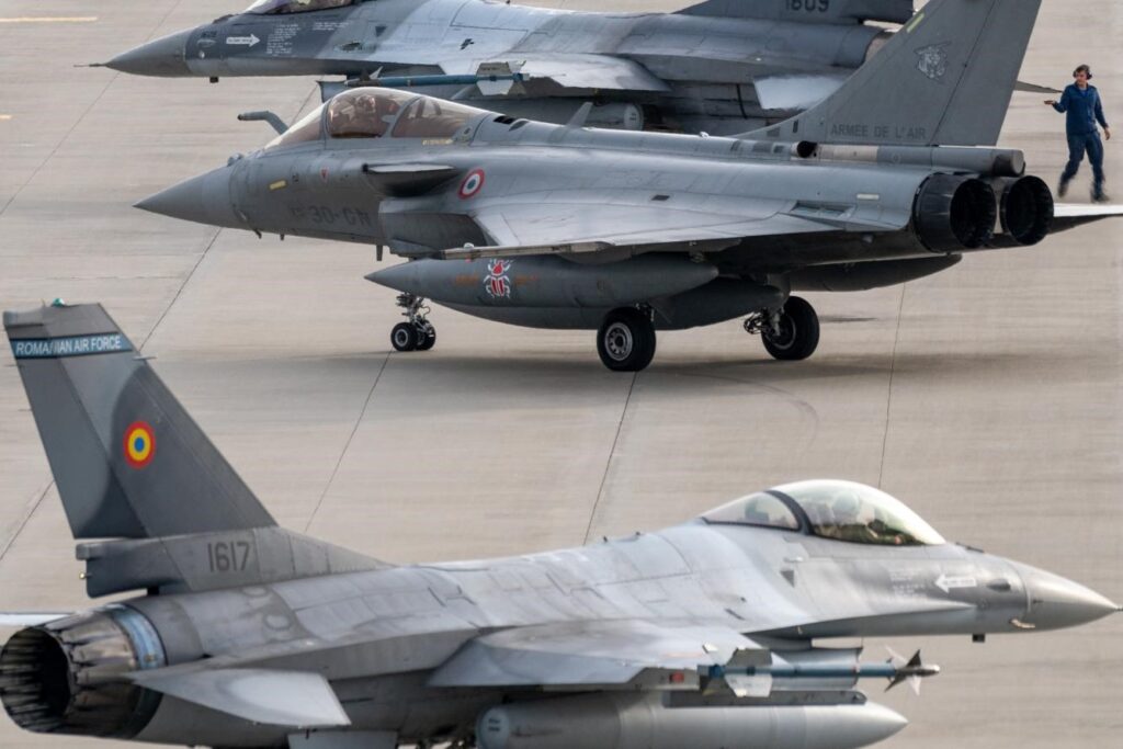 French Rafale during MORANE deployment in Romania