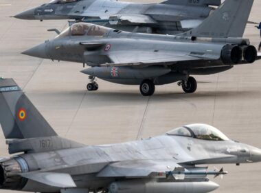 French Rafale during MORANE deployment in Romania