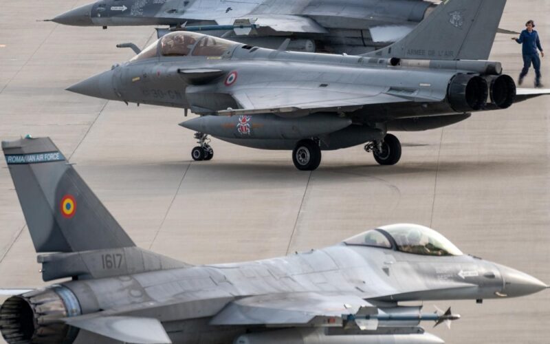 French Rafale during MORANE deployment in Romania