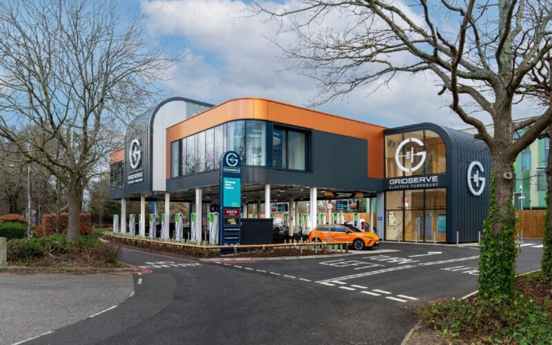 Gatwick Airport electric vehicle charging station