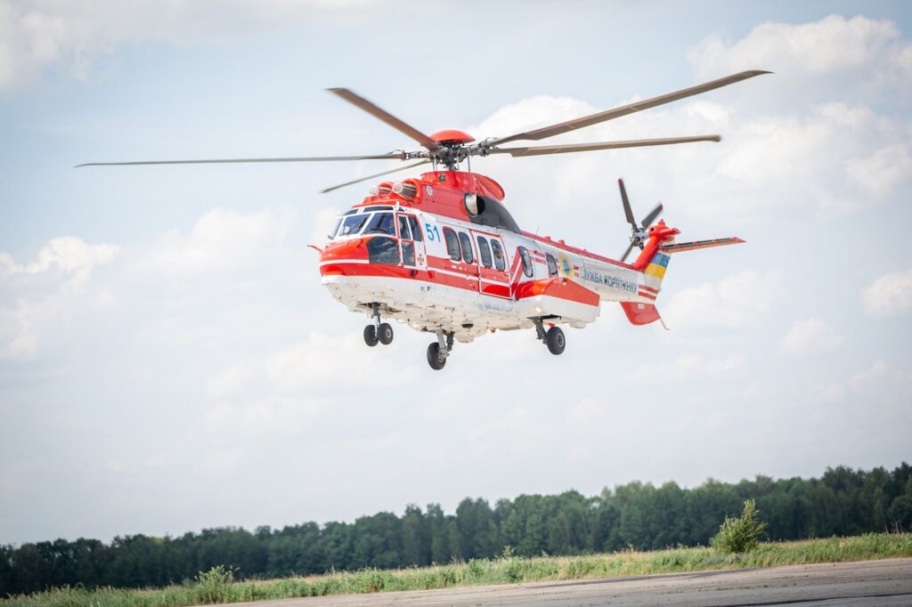 H225 Super Puma of the State Emergency Service of Ukraine