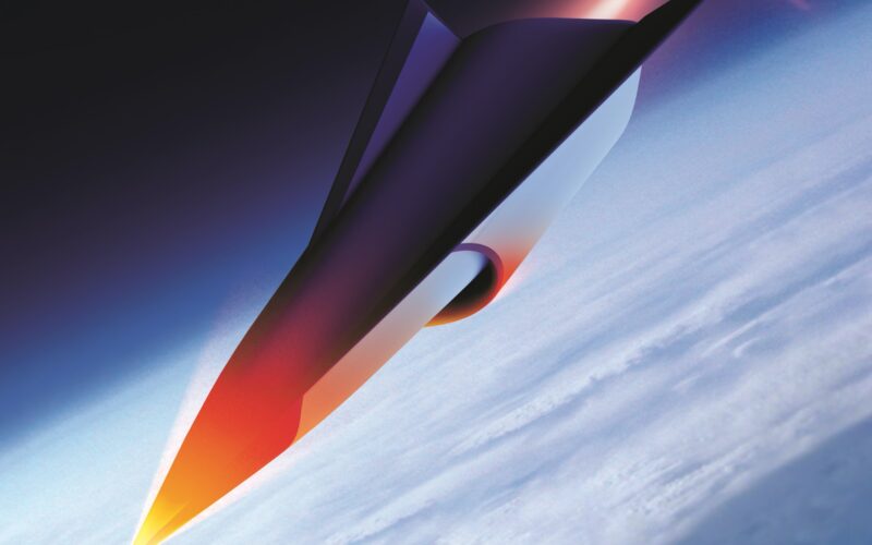 Hypersonic vehicle artist interpretation