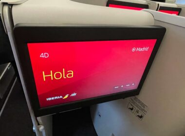 Iberia A350 Next screen