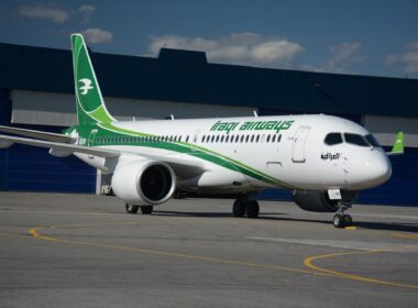 Airbus delivered the fifth and final Iraqi Airways Airbus A220