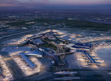 JFK Redevelopment aerial night