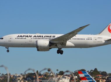 Japan Airlines 787-8 Dreamliner San Diego