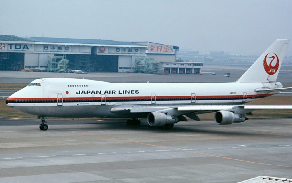 JA8119 the aircraft involved in the accident on August 12th 1985