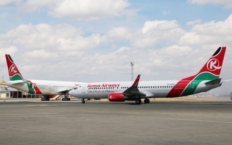 Kenya Airways Boeing 737 800 5Y KYD Boeing 777 300ER 5Y0KZZ