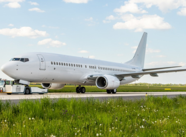 KlasJet white Boeing 737 aircraft