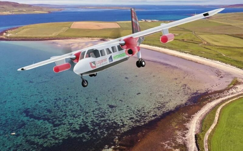 Loganair hydrogen electric aircraft