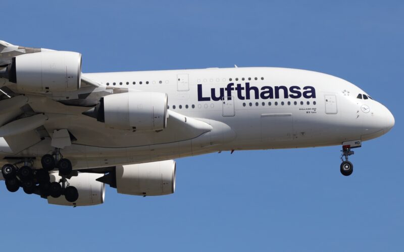 Lufthansa flew one Airbus A380 to Manila the Philippines before it returns to service