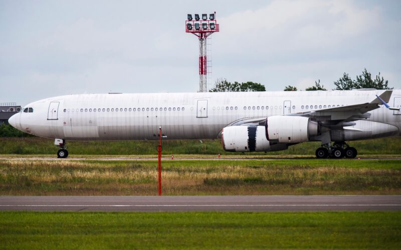 Several Airbus A340 aircraft with questionable backgrounds are currently stored in a NATO Air Policing base in Siauliai